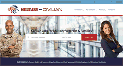 Desktop Screenshot of military-civilian.com